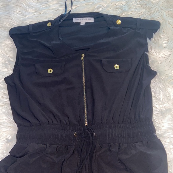 Emma & Michele Women’s Jumpsuit size L color black good condition - Picture 9 of 12